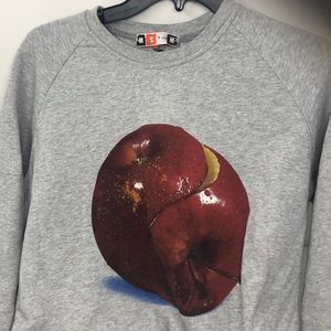 MSGM X ToiletPaper Apple Sweatshirt For Men XS